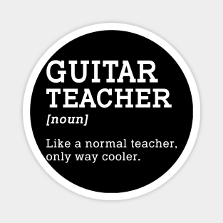 Guitar Teacher Back To School Gift Ideas Magnet